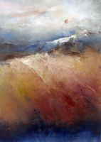 treasure in the clouds 2014 �l Sand 70x50 cm 