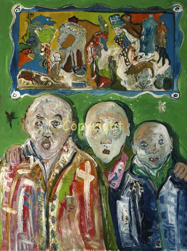 Pinky, Vor, w�hrend, nach der Haft -2 - 120x91-800