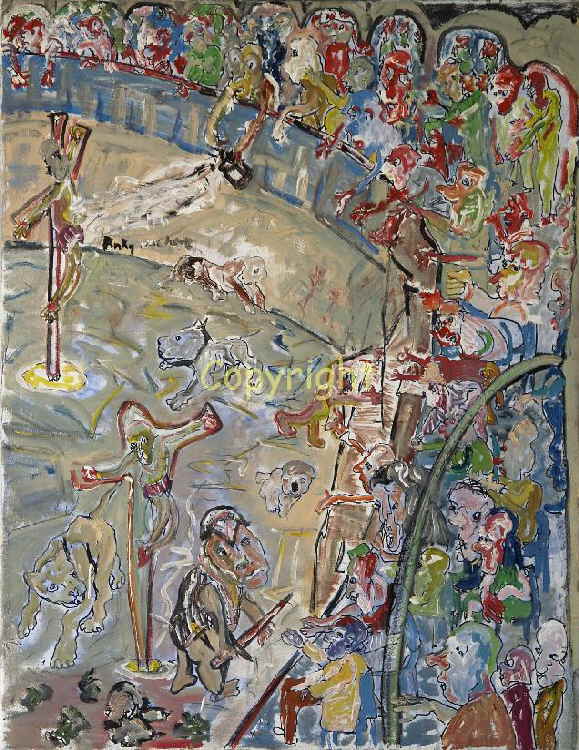 Pinky, R�mische Wochen 100x80